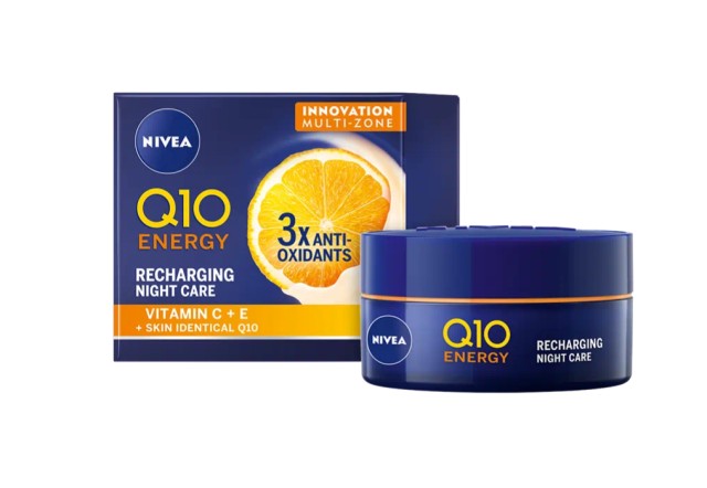 NIVEA Q10 ENERGY Αντιρυτιδική Κρέμα Ύπνου για Αναπλήρωση Ενέργειας 40ml NEO