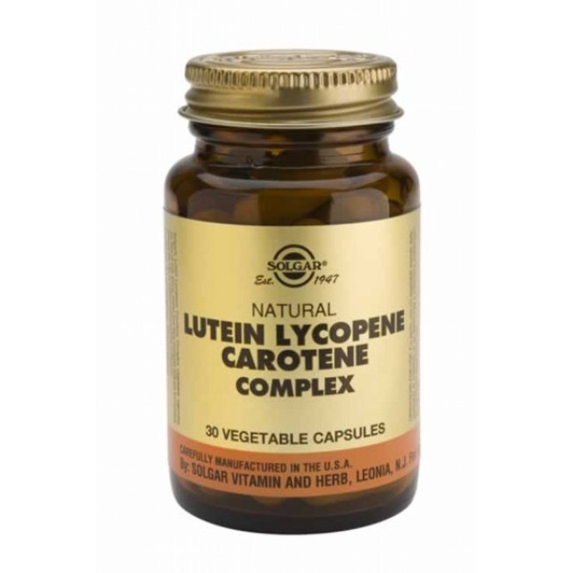 SOLGAR LUTEIN LYCOPENE CAROTENE  COMPLEX 30CAP