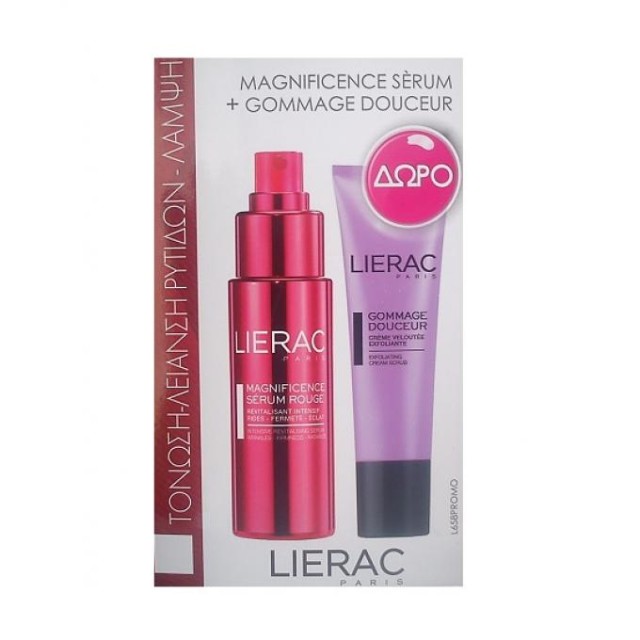 LIERAC PROMO PACK MAGNIFICENCE Serum Rouge 30ml + ΔΩΡΟ Commage Douceur 50ml