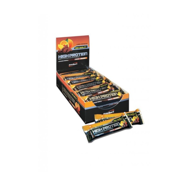 Ethicsport High Protein Bar Choco Orange Linea Potenza Μπάρα με Γεύση Σοκολάτα-πορτοκάλι 55gr