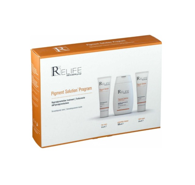 Relife Relizema Pigment Solution Program - Pigment Day Cream 30ml & Pigment Cleanser 100ml & Pigment Night Cream 30ml