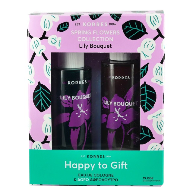 Korres Promo Eau de Cologne Lily Bouquet 100ml + Δώρο Αφρόλουτρο Lily Bouquet 250ml