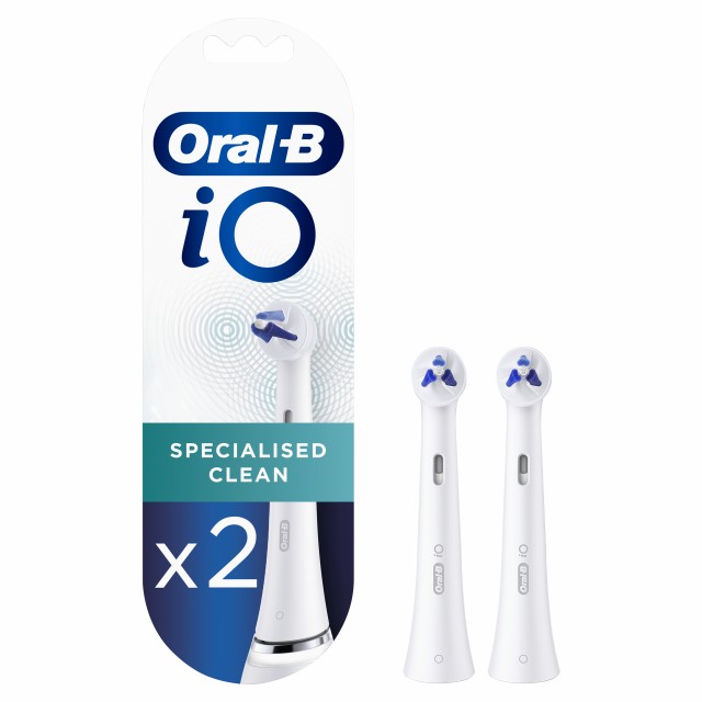 Oral-B iO Specialised Clean White Ανταλλακτικές Κεφαλές 2τμχ