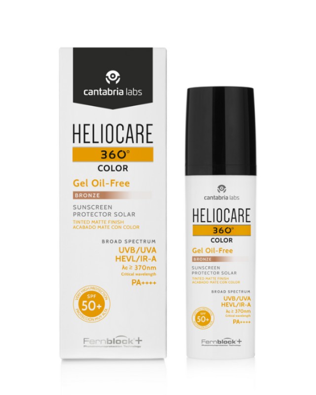 Heliocare 360 Color gel oil-free SPF50+ bronze 50ml