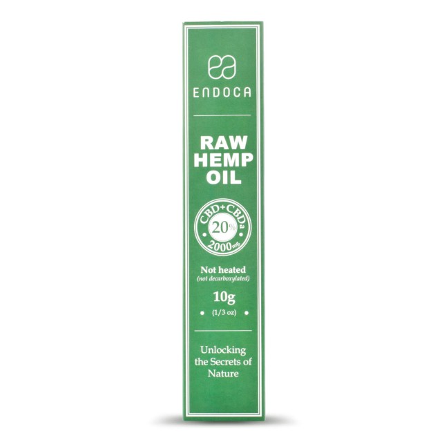 Endoca Raw Hemp oil 20% CBD+CBDa 10ml