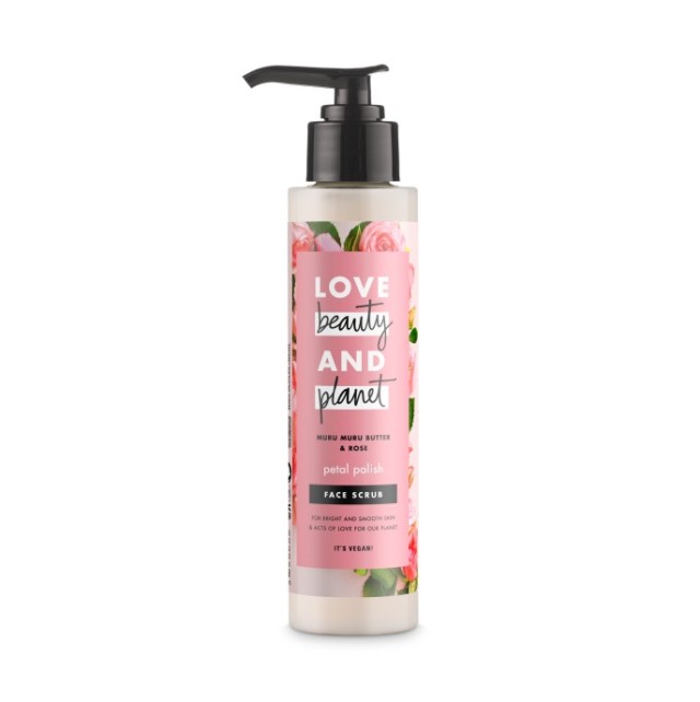 Love Beauty And Planet Face Scrub Muru Muru Butter & Rose 125ml