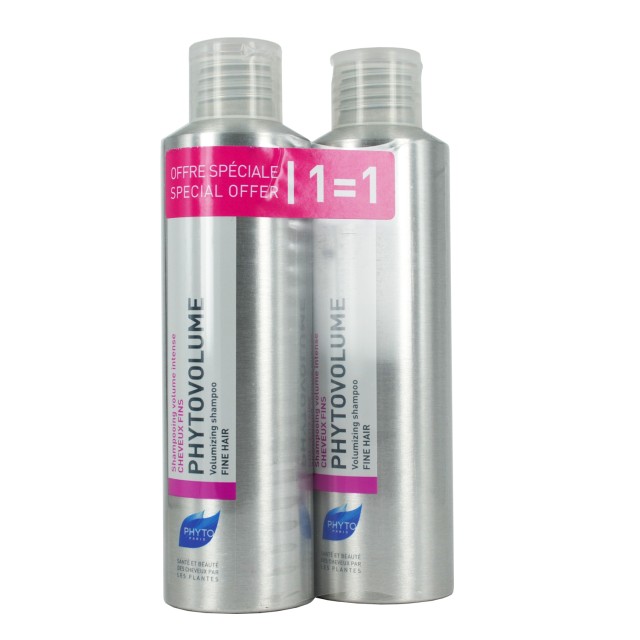 Phyto Phytovolume Σαμπουάν 200ml 1+1 Δώρο