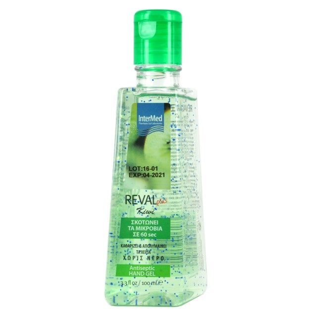 Intermed Reval Plus Kiwi Antiseptic Hand Gel 100ml