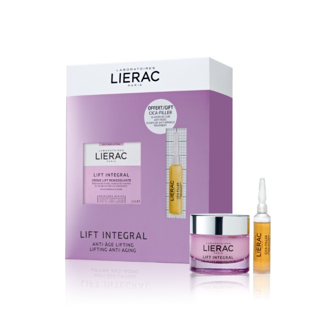 Lierac Set Lift Integral Sculpting Lift Ctram Κρέμα Προσώπου για Κανονικές προς Ξηρές Επιδερμίδες 50ml + Δώρο Cica-Filler Anti-Wrinkle Repairing Serum 10ml