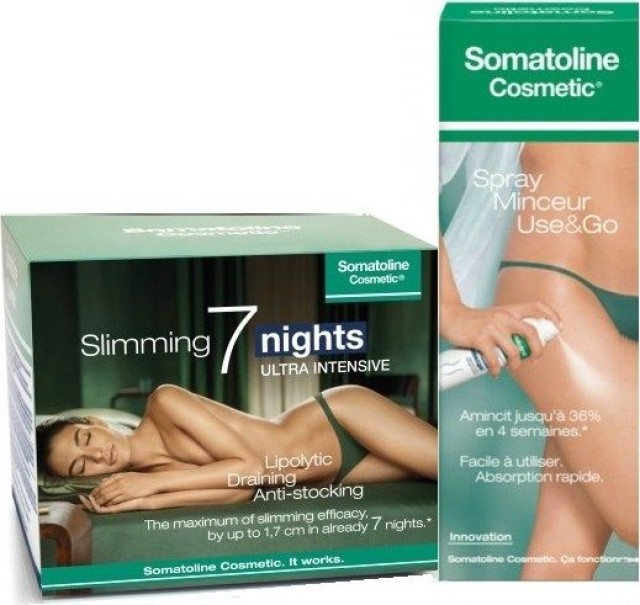 Somatoline Set - Use&Go Spray Minceur 200ml + Εντατικό Αδυνάτισμα 7 Νύχτες 400ml -30%
