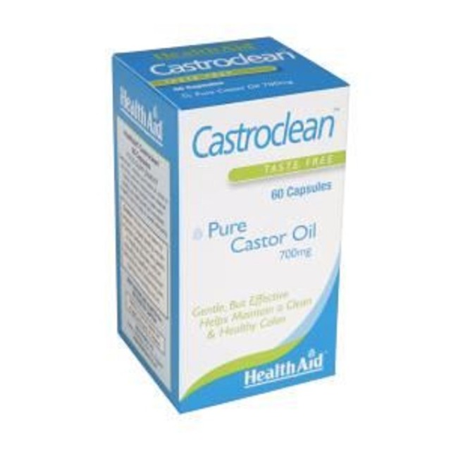 HEALTH AID CASTROCLEAN -CASTOR OIL 700MG 60'S