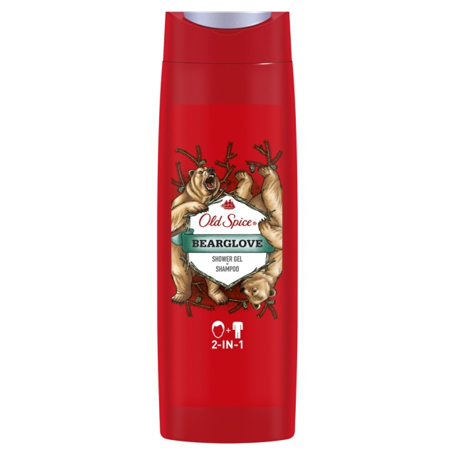 Old Spice Bearglove Shower Gel & Shampoo Αφροντούς & Σαμπουάν 2 in 1 400ml