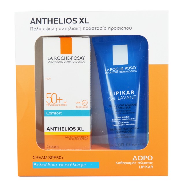 La Roche Posay Promo Pack Anthelios XL Comfort Cream SPF50+ 50ml + ΔΩΡΟ Lipikar Gel Lavant 100ml