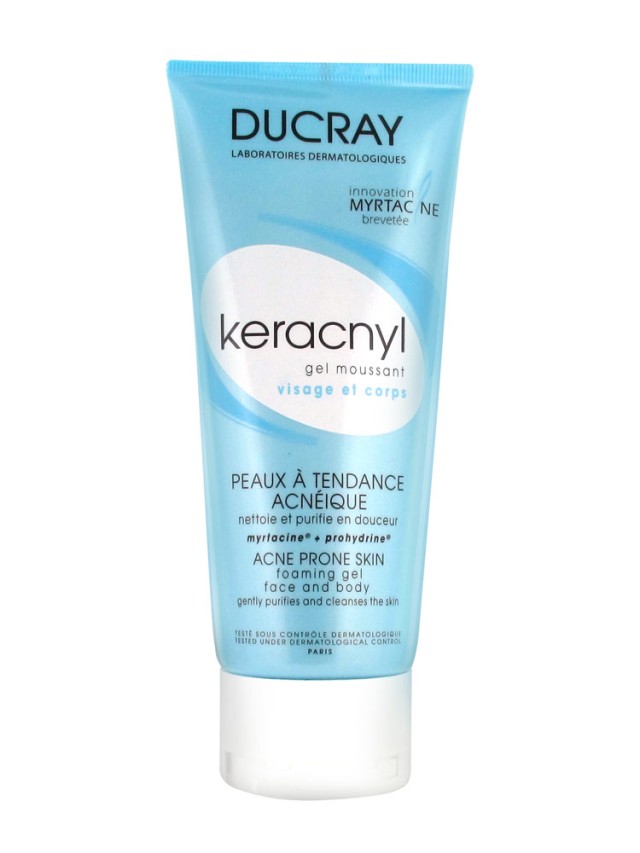 DUCRAY KERACNYL GEL MOUSSANT A LA MYRTACINE 200ml