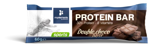 My Elements Protein bar double choco flavor 60gr