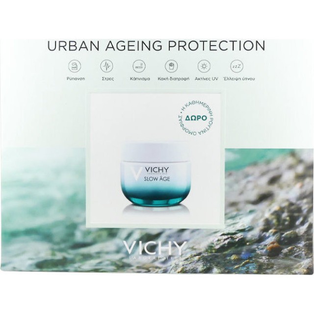 Vichy Set Slow Age Κρέμα Ημέρας με SPF30 50ml + Δώρο Vichy Eau Thermale Spray 50ml + Vichy Masque Mineral Desalterant 15ml