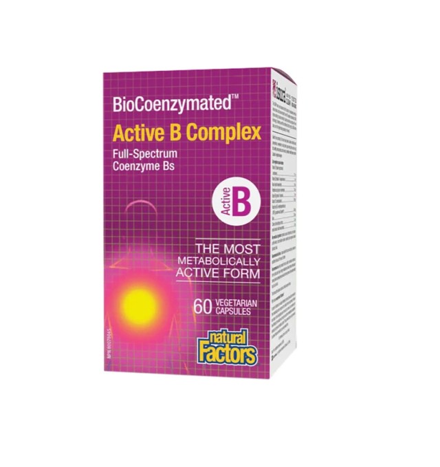 Natural Factors BioCoenzymated Active B Complex 60caps