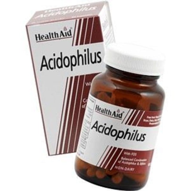 HEALTH AID BALANCED ACIDOPHILUS VEGETARIAN CAPSULES 60S