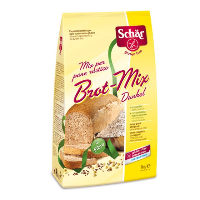 Schar Mix It Rustico Αλεύρι Ολικής Άλεσης για Ψωμί 1kg