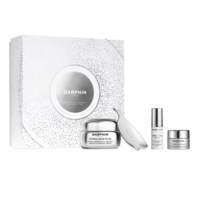 Darphin Set Age Defying - Stimulskin Plus Absolute Renewal Serum 5ml + Stimulskin Plus Absolute Renewal Eye and Lip Cream 5ml + Stimulskin Plus Absolute Renewal Cream 50ml + Absolute Renewal Massage Tool