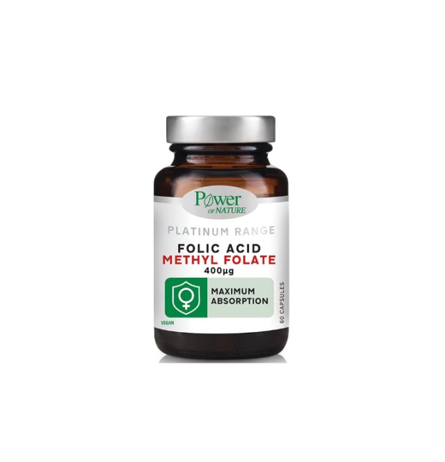 Power Health Platinum Range Folic Acid Methyl Folate 400μg 60caps