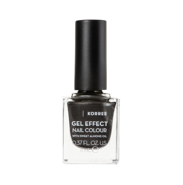 Korres Βερνίκι Νυχιών Gel Effect Nail Colour No.96 Moonstone Grey 11ml