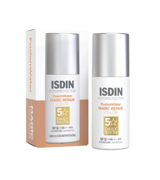Isdin FotoProtector Fusion Water Magic Repair Color Αντηλιακό Προσώπου με Χρώμα SPF50+ 50ml