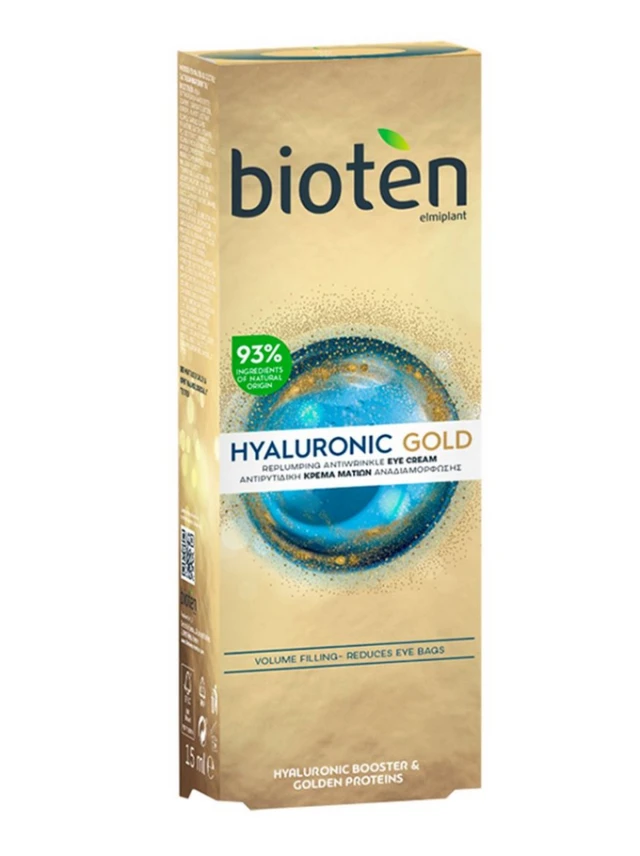 Bioten EYE CREAM HYALURON GOLD 15ML Smilepharmacy.gr