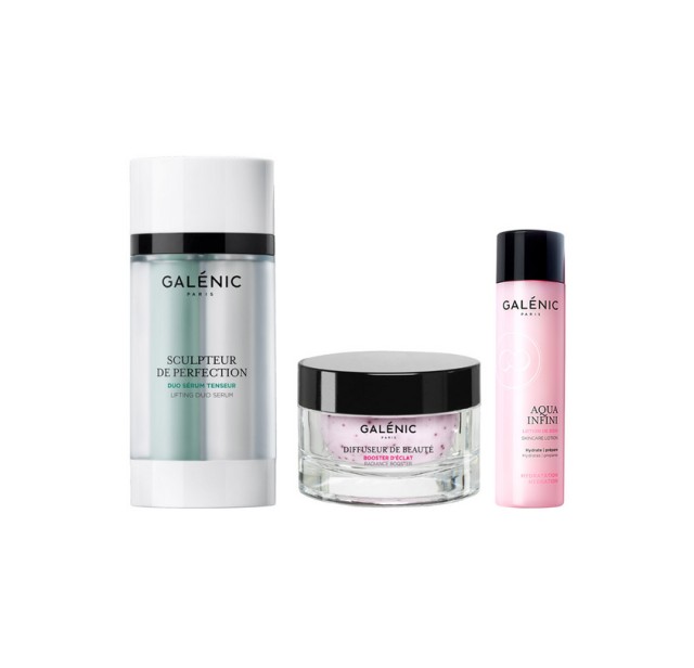 Galenic Set Sculpteur De Perfection V-Shape Duo Serum 30ml + Δώρο Galenic Masques De Beaute Warming Detox Mask 15ml + Galenic Aqua Infini Λοσιόν Ενυδάτωσης 40ml