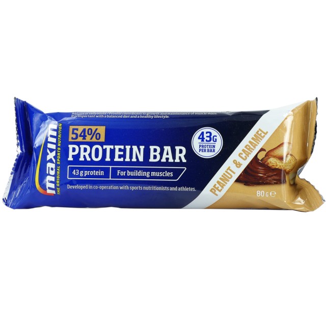 Maxim 54% Protein Bar Peanut & Caramel 80gr