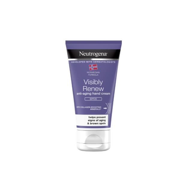 Neutrogena Visibly Renew Hand Cream SPF20 Kρέμα Χεριών 75ml