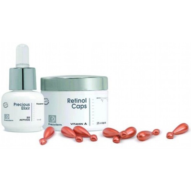 Frezyderm Age Repair Set - Precious Elixir 15ml & Retinol 25 Κάψουλες - Σύστημα Αντιγήρανσης & Επανόρθωσης