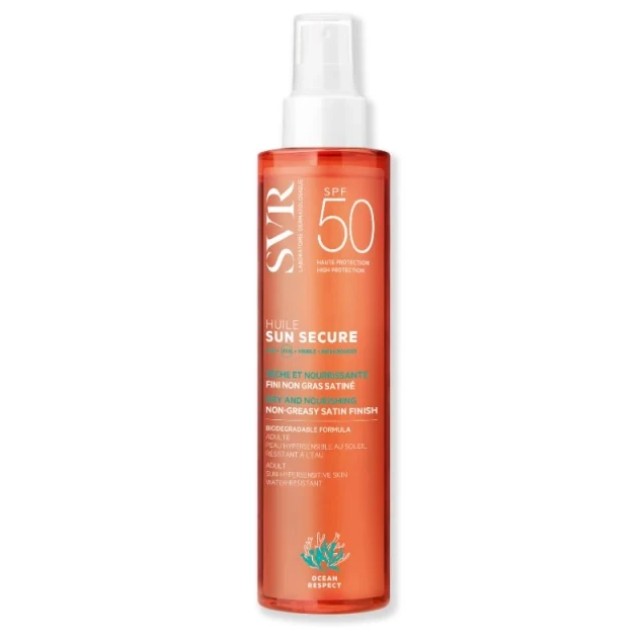 SVR Sun Secure Huile SPF50+ Αντηλιακό Έλαιο για Πρόσωπο, Σώμα & Μαλλιά με Καλοκαιρινό Άρωμα 200ml
