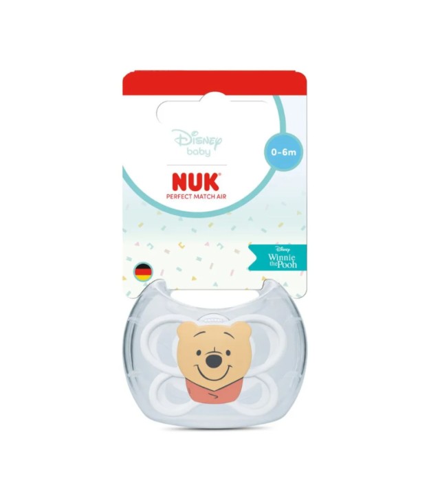Nuk Star Disney Πιπίλα Σιλικόνης με Θήκη 0-6m Winnie 1τμχ