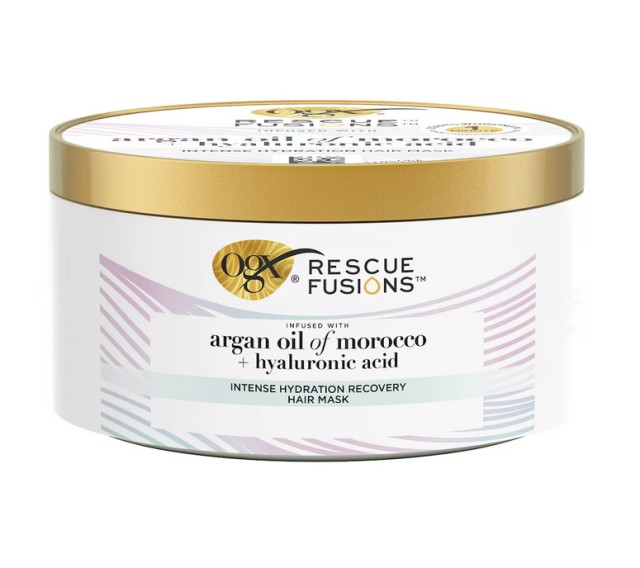 OGX Rescue Fusions Intense Hydration Hair Mask infused with Argan Oil of Morocco & Hyaluronic Acid 285ml