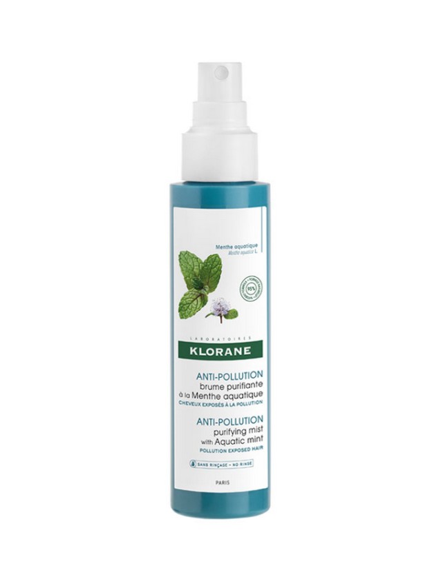 Klorane Spray Anti-Pollution Purifying Mist with Aquatic Mint 100ml
