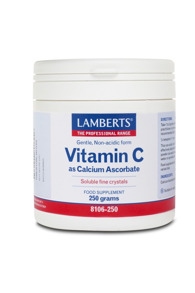 LAMBERTS CALCIUM ASCORBATE CRYSTALIC  250GR