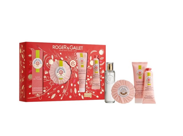 Roger & Gallet set Fleur de Figuier Perfume 30ml + Fleur de Figuier Savon Soap 100gr + Δώρο Fleur de Figuier Lait Repulpant Nourrissant 50ml + Fleur de Figuier Baume Mains & Ongles 30ml