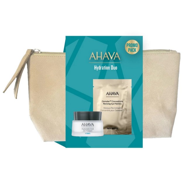 Ahava Set Hydration Duo Hyaluronic Acid 24/7 Cream 50ml & Osmoter Eye Patches 1τμχ