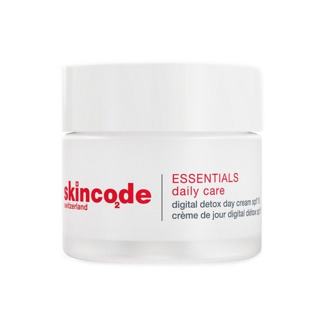 Skincode Essentials Daily Care Digital Detox Day Cream SPF15 50ml