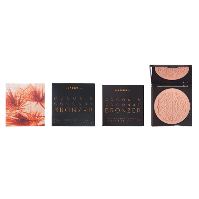 Korres Cocoa & Coconut Bronzer Luminous Finish 01 Light Shade 10gr