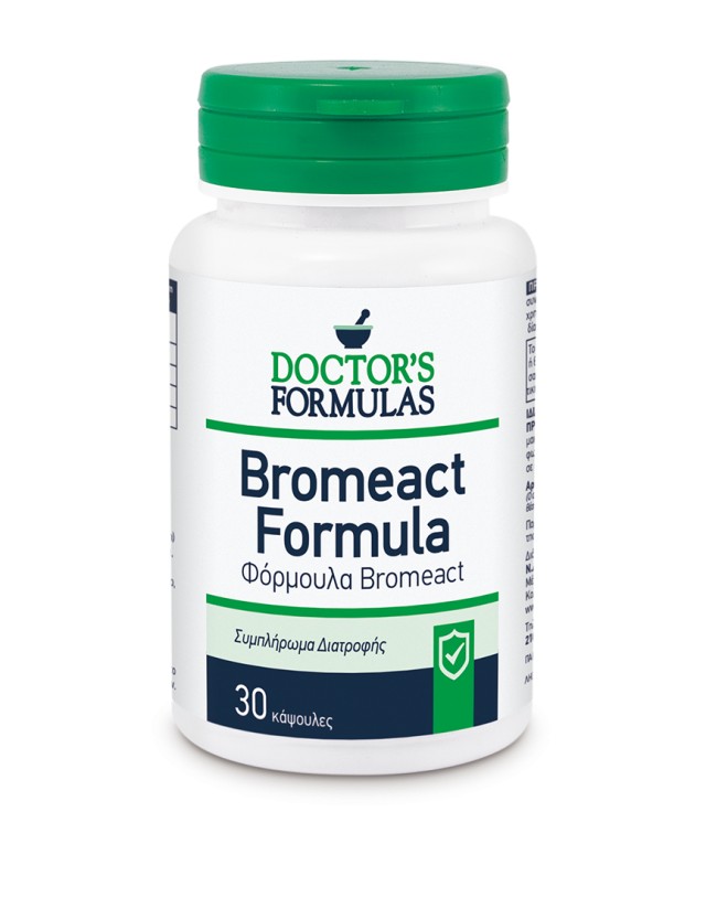 Doctor's Formulas Bromeact - Φόρμουλα Αντιφλεγμονώδης 30 κάψουλες
