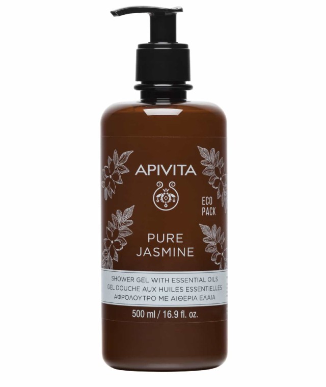 Apivita Pure Jasmine Shower Gel with Essential Oils 500ml