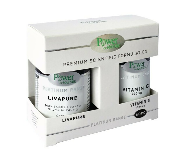 Power Health Platinum Livapure 30tabs + Δώρο Vitamin C 1000mg 20tabs