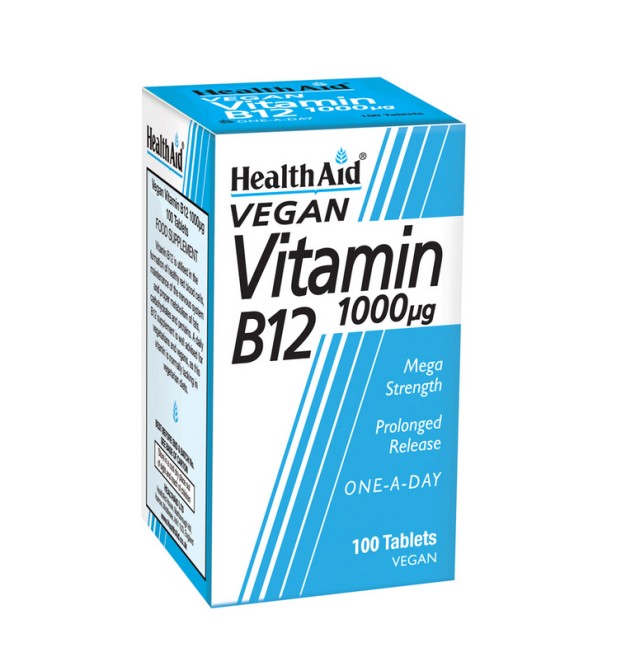 HEALTH AID VITAMIN Β12 1000mg  100TABS-ECONOMY