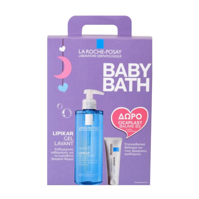 La Roche Posay Set Baby Bath Lipikar Gel Lavant 400ml + Δώρο Cicaplast Beume B5 15ml