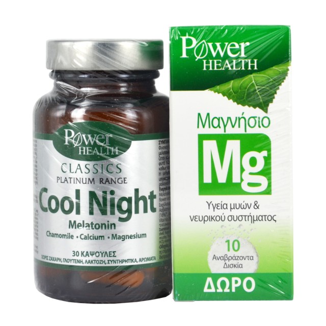 Power Health Classics Platinum Cool Night 30Caps +Δώρο Μαγνήσιο 10 Δισκία