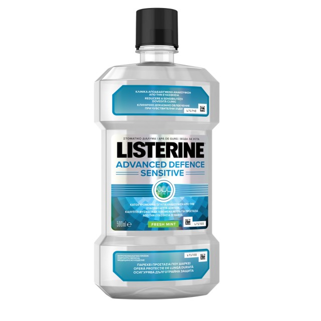 LISTERINE® Advanced Defence SENSITIVE Στοματικό Διάλυμα 500 ml