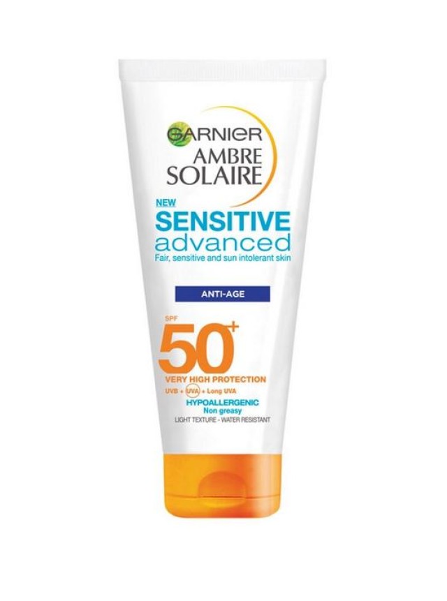 Garnier Ambre Solaire Sensitive Advanced Anti-Age Light SPF50+ 100ml