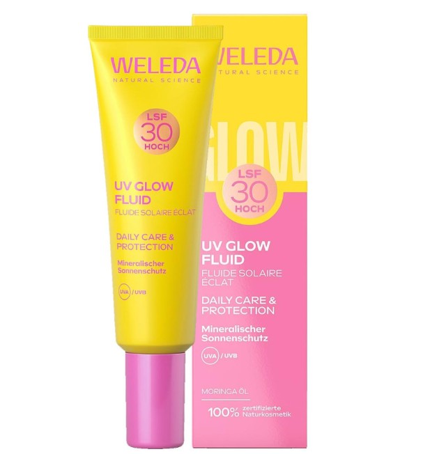 Weleda UV Glow Fluid LSF 30 Αντηλιακή Κρέμα Προσώπου 30ml